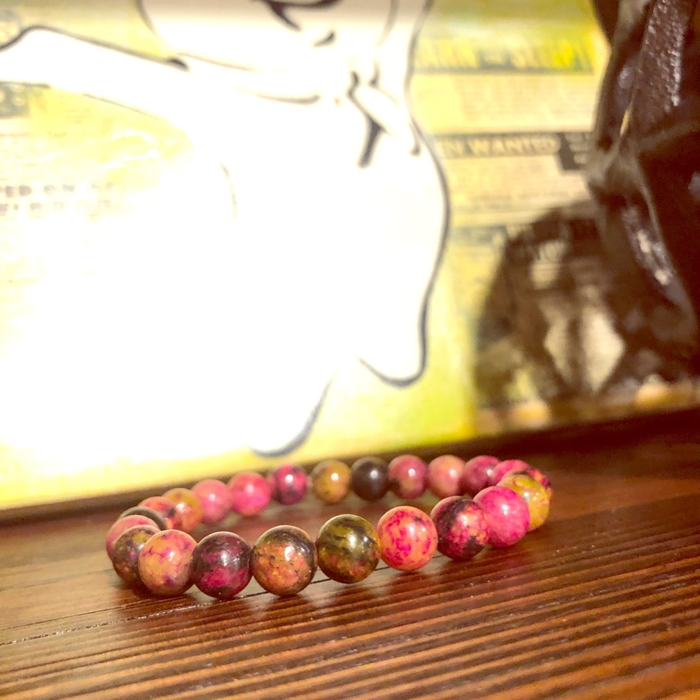 African Jasper stackable bracelet